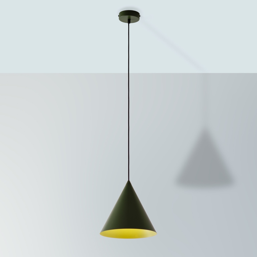 Pakaramā lampa ETNA II 1xE27/15W/230V Ø 25 cm, zaļa