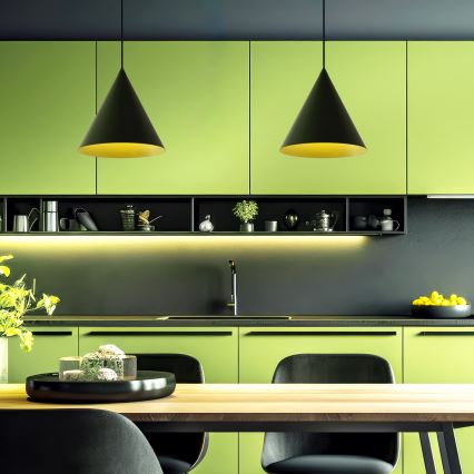 Pakaramā lampa ETNA II 1xE27/15W/230V Ø 25 cm, zaļa