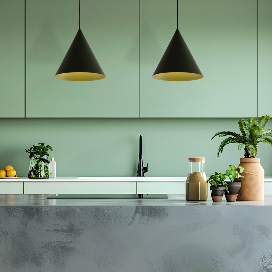 Pakaramā lampa ETNA II 1xE27/15W/230V Ø 25 cm, zaļa