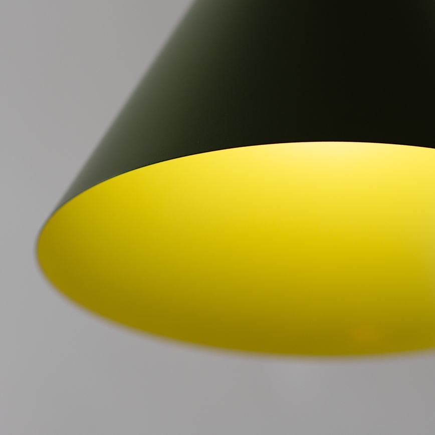 Pakaramā lampa ETNA II 1xE27/15W/230V Ø 25 cm, zaļa