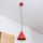 Pakaramā lampa ETNA II ar vadu 1xE27/15W/230V Ø 18,5 cm sarkana