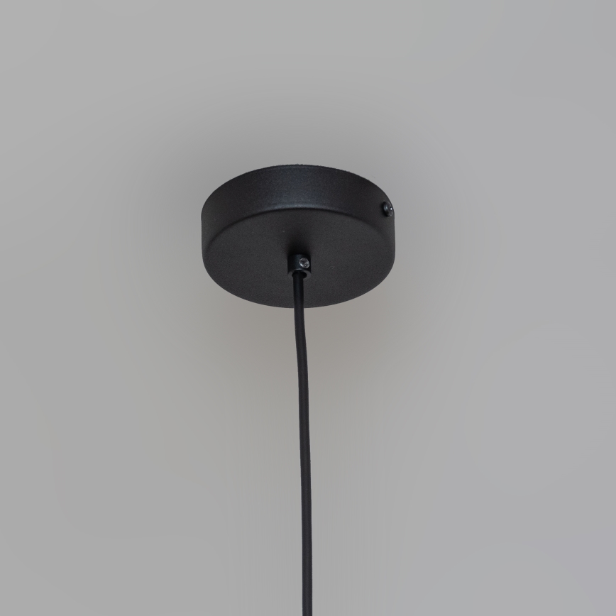 Pakaramā lampa ETNA II uz vada 1xE27/15W/230V Ø 18,5 cm melna
