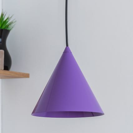 Pakaramā lampa ETNA II uz vada 1xE27/15W/230V Ø 18,5 cm, violeta