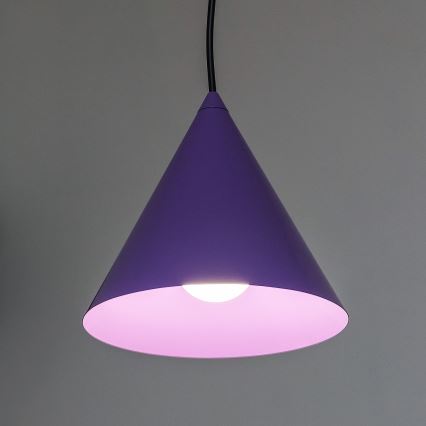 Pakaramā lampa ETNA II uz vada 1xE27/15W/230V Ø 18,5 cm, violeta