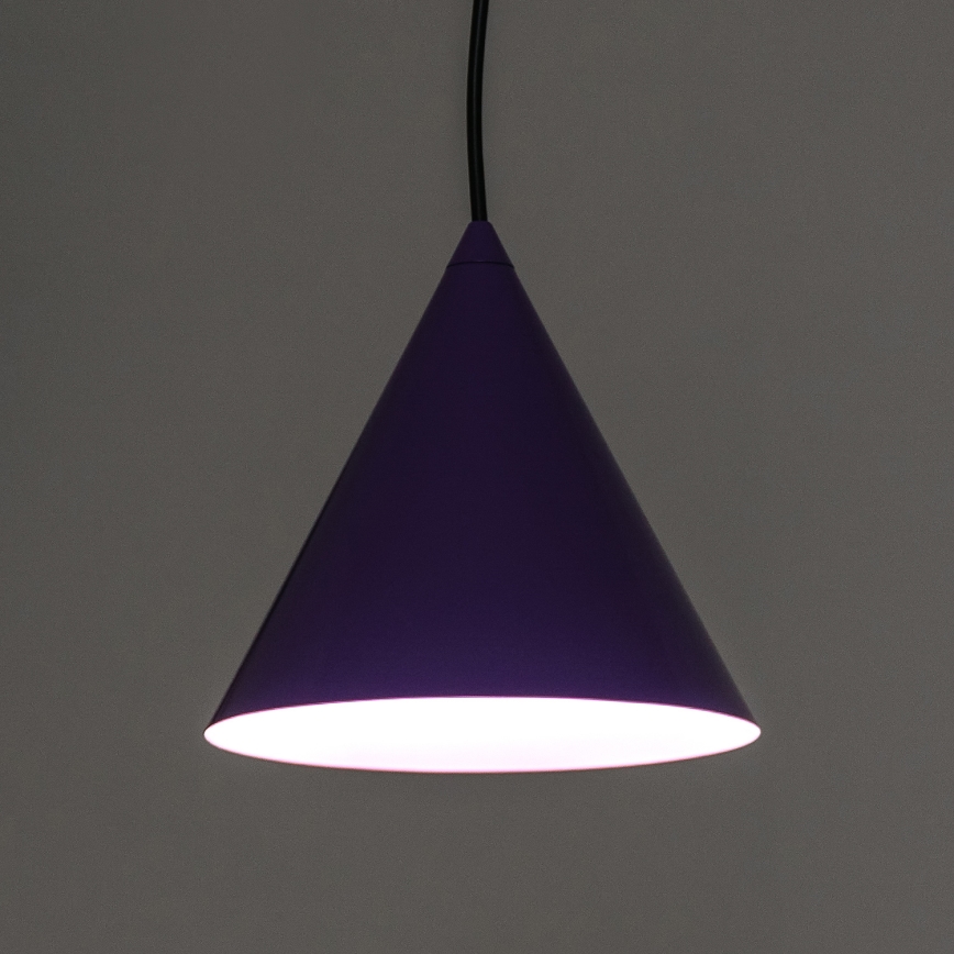 Pakaramā lampa ETNA II uz vada 1xE27/15W/230V Ø 18,5 cm, violeta