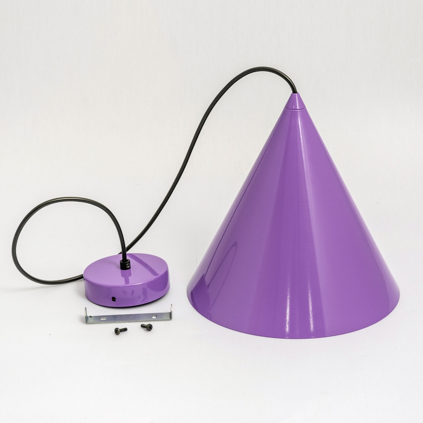 Pakaramā lampa ETNA II uz vada 1xE27/15W/230V Ø 18,5 cm, violeta