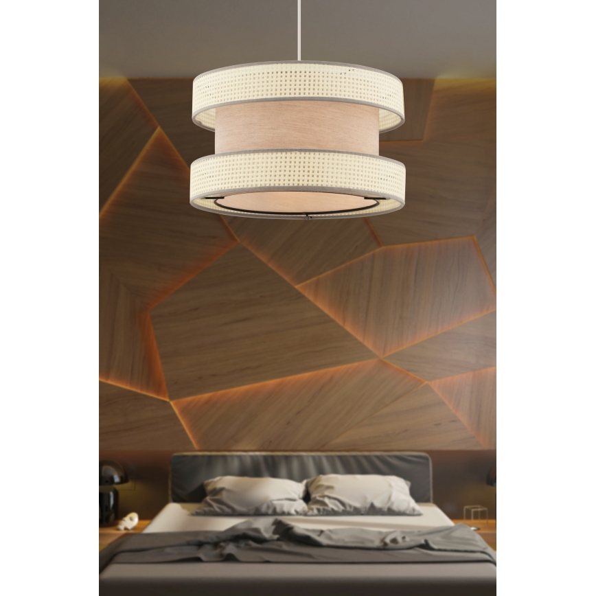 Pakaramā lampa HALO 1xE27/60W/230V bēša/krēmkrāsaina