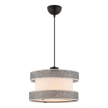 Pakaramā lampa HALO uz vada 1xE27/60W/230V krēmkrāsas/pelēka