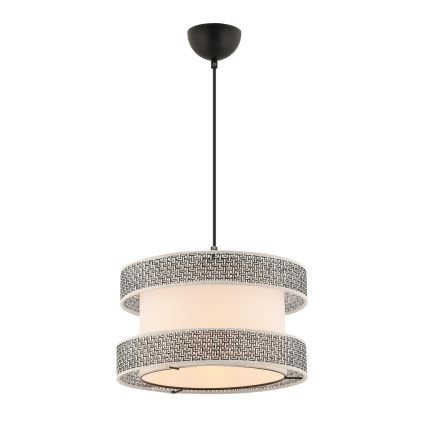Pakaramā lampa HALO uz vada 1xE27/60W/230V krēmkrāsas/pelēka