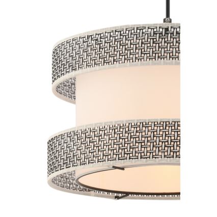 Pakaramā lampa HALO uz vada 1xE27/60W/230V krēmkrāsas/pelēka
