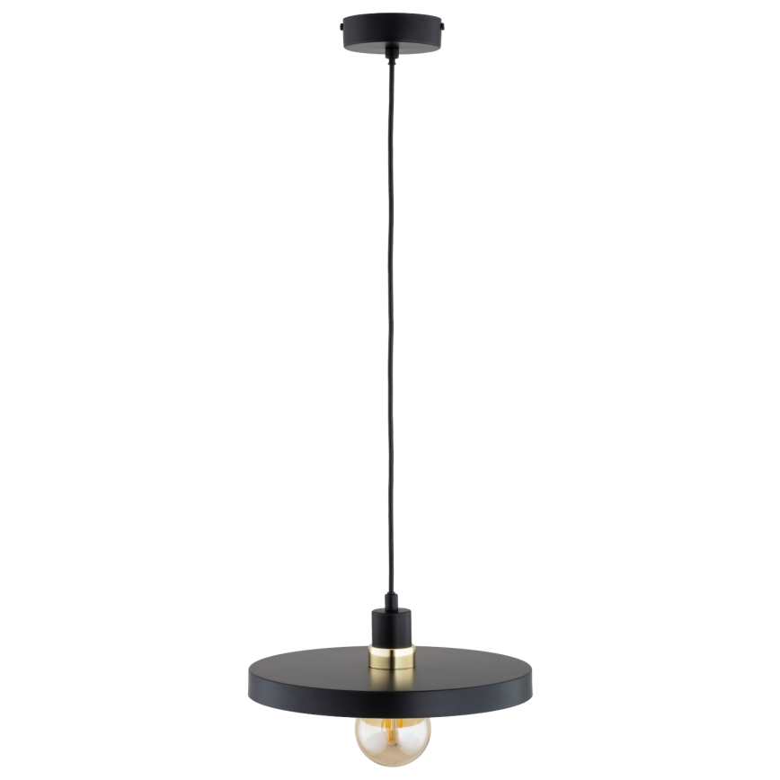 Pakaramā lampa LITO ar vadu, 1xE27/15W/230V, melna