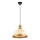 Pakaramā lampa MONZA uz vada 1xE27/40W/230V Ø 29 cm, krēmkrāsaina/bronzas krāsā