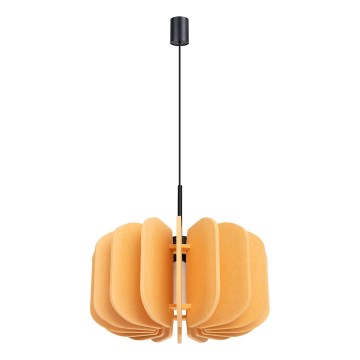 Pakaramā lampa MULA ar vadu, 1xE27/15W/230V, Ø 45 cm, dzeltena