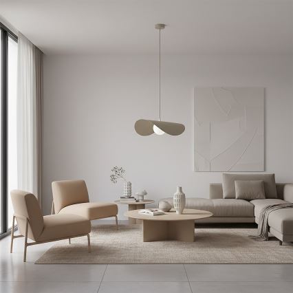 Pakaramā lampa RITUAL ar vadu 1xG9/8W/230V bēša