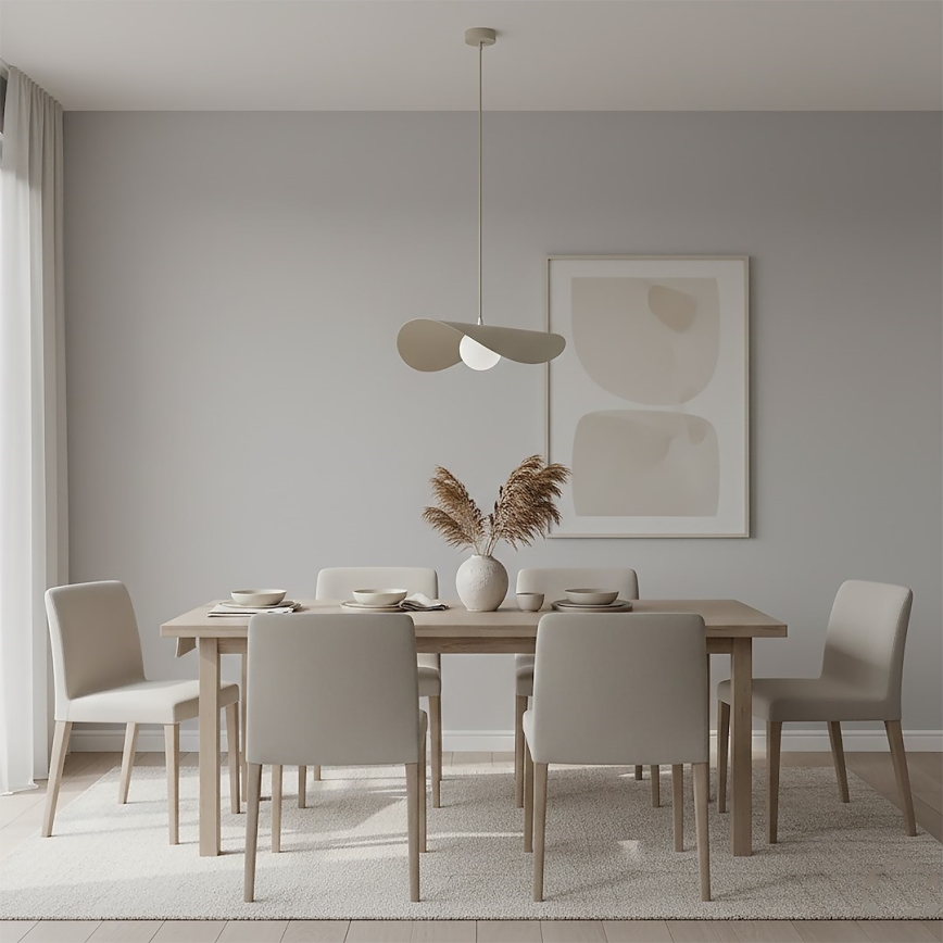 Pakaramā lampa RITUAL ar vadu 1xG9/8W/230V bēša