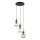 Pakaramā lampa SOPHIA 3xE14/10W/230V melna/zaļa/dūmakaina bēša