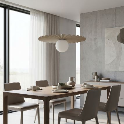 Pakaramā lampa UMBRA uz vada 1xG9/8W/230V bēša