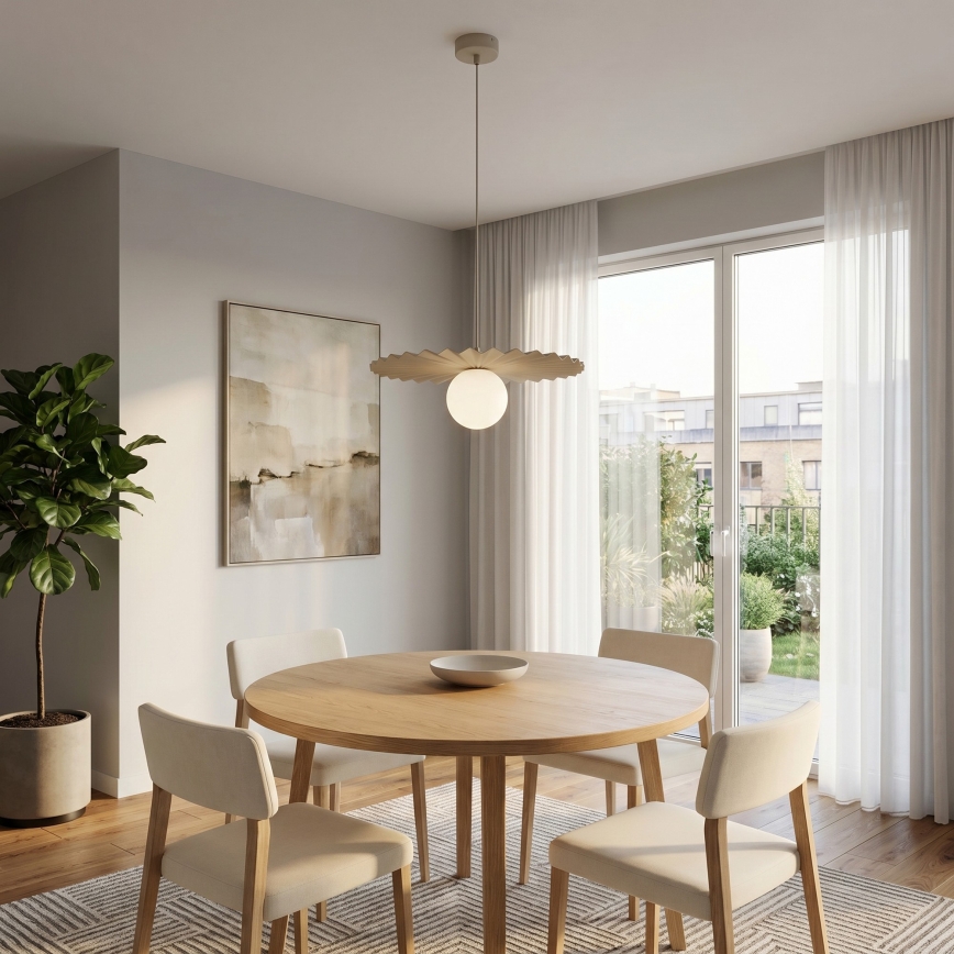 Pakaramā lampa UMBRA uz vada 1xG9/8W/230V bēša