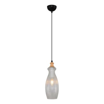 Pakaramā lampa uz kabeļa BOTTLE 1xE14/4W/230V caurspīdīga