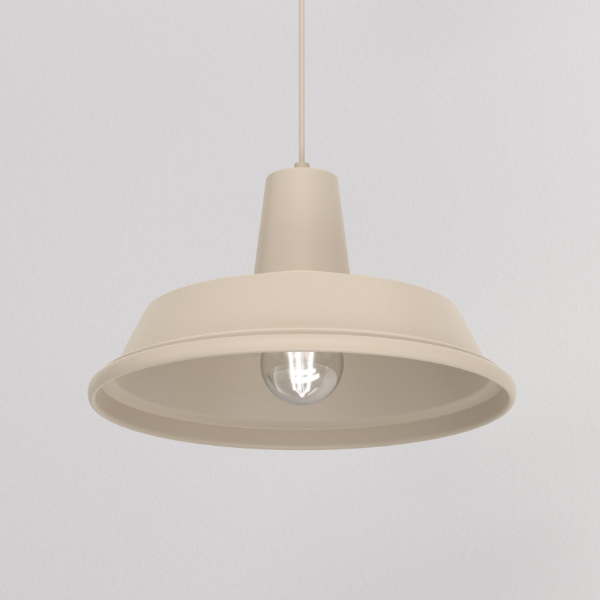Pakaramā lampa uz kabeļa CLASS 1xE27/15W/230V bēša
