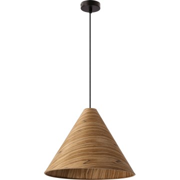 Pakaramā lampa uz kabeļa CONO 1xE27/40W/230V ozola finieris