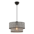 Pakaramā lampa uz kabeļa ECHO 1xE27/60W/230V pelēka/melna