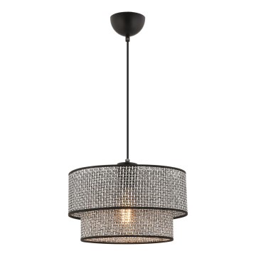 Pakaramā lampa uz kabeļa ECHO 1xE27/60W/230V pelēka/melna