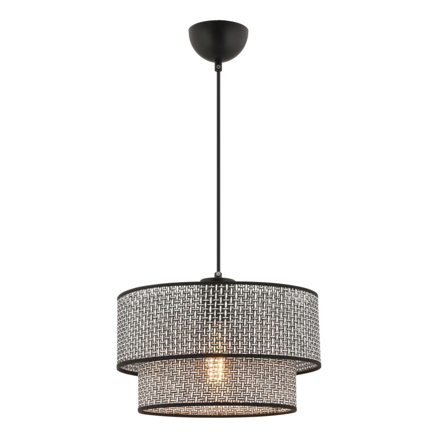 Pakaramā lampa uz kabeļa ECHO 1xE27/60W/230V pelēka/melna
