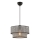 Pakaramā lampa uz kabeļa ECHO 1xE27/60W/230V pelēka/melna
