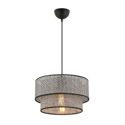 Pakaramā lampa uz kabeļa ECHO 1xE27/60W/230V pelēka/melna