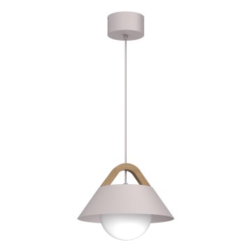 Pakaramā lampa uz kabeļa FUNDA 1xE27/15W/230V krēmkrāsā