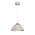 Pakaramā lampa uz kabeļa FUNDA 1xE27/15W/230V krēmkrāsā