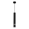 Pakaramā lampa uz kabeļa JOKER 1xGU10/25W/230V, melns/spīdīgs hroms