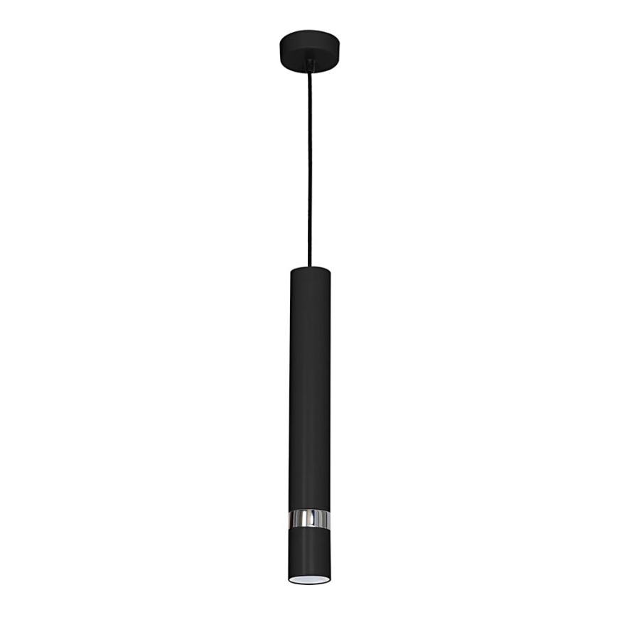 Pakaramā lampa uz kabeļa JOKER 1xGU10/25W/230V, melns/spīdīgs hroms