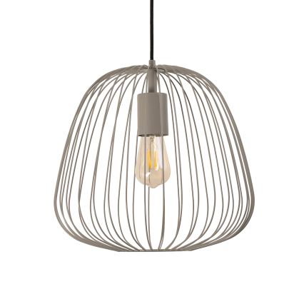 Pakaramā lampa uz kabeļa OVELLA 1xE27/15W/230V Ø 36 cm bēša