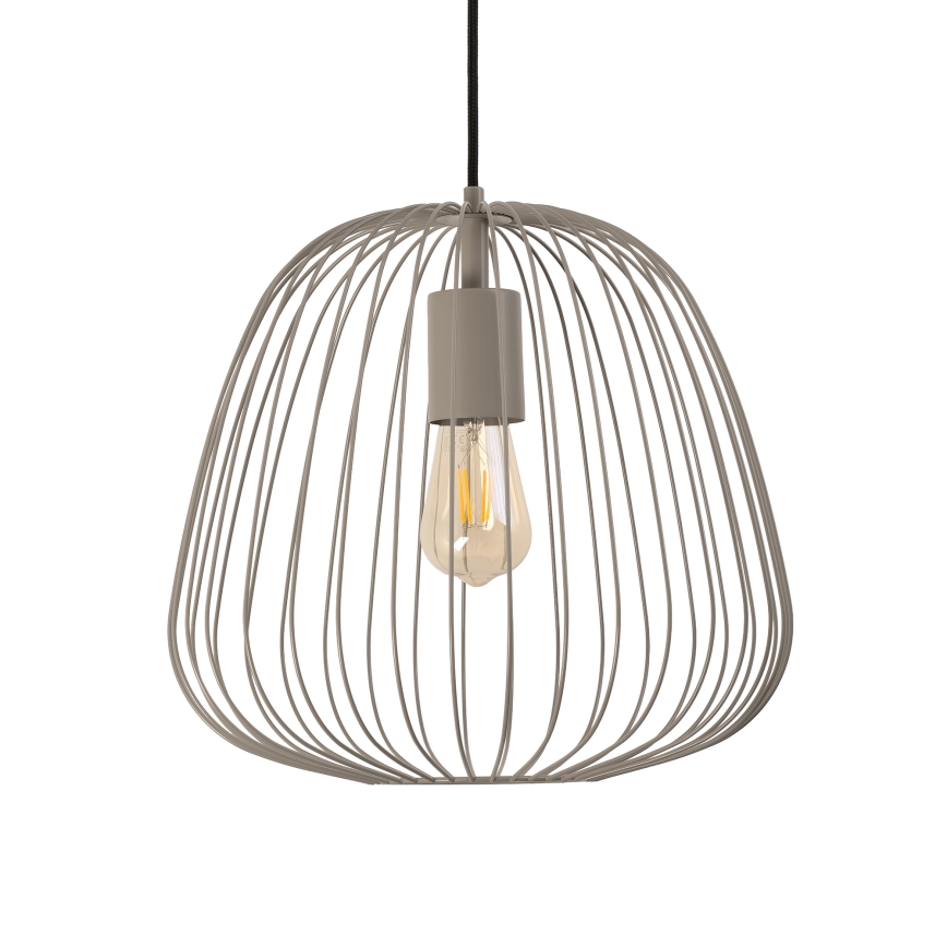Pakaramā lampa uz kabeļa OVELLA 1xE27/15W/230V Ø 36 cm bēša