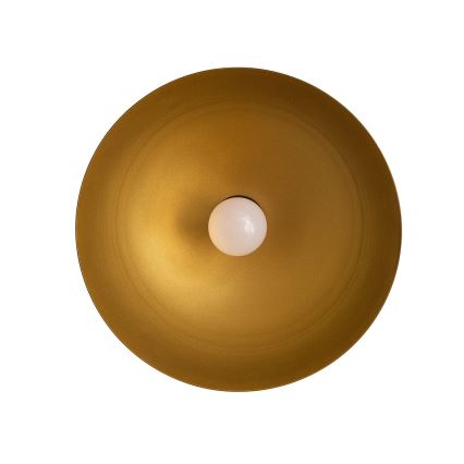 Pakaramā lampa uz kabeļa VESPER 1xE27/15W/230 Ø 30 cm melna/zelta
