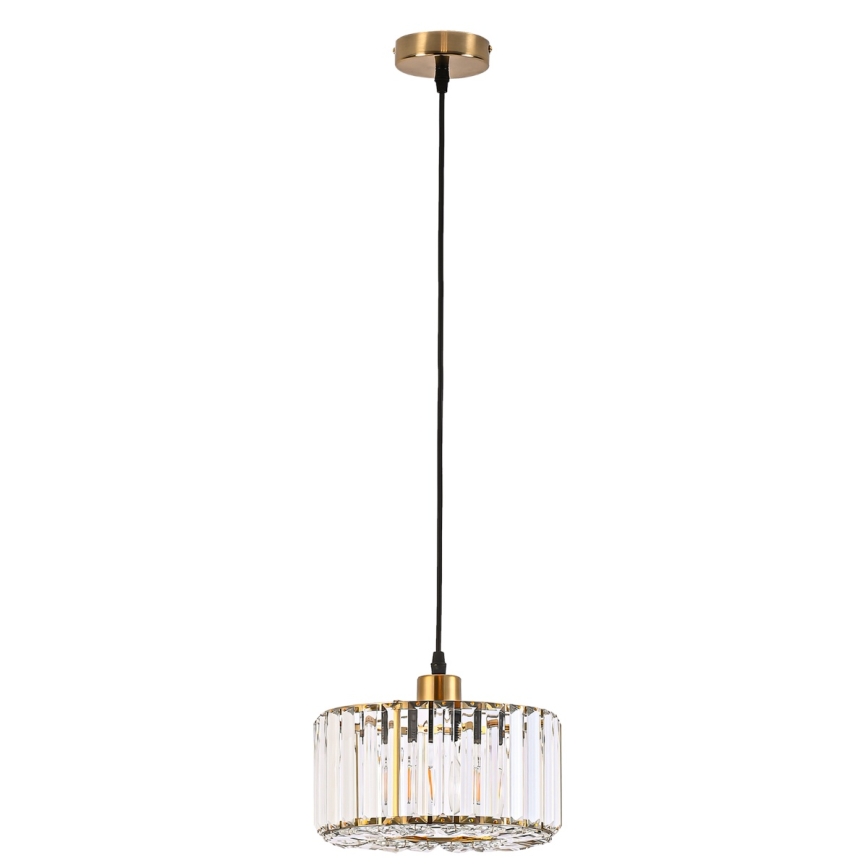 Pakaramā lampa uz kabeļa VETRO 1xE27/60W/230V zelta