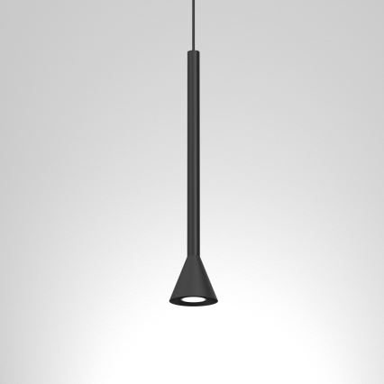 Pakaramā lampa uz stieples MAZZO 1xGU10/8W/230V melna