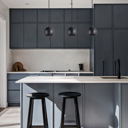 Pakaramā lampa uz troses 1xGU10/10W/230V Ø 11 cm masīvkoks/osis