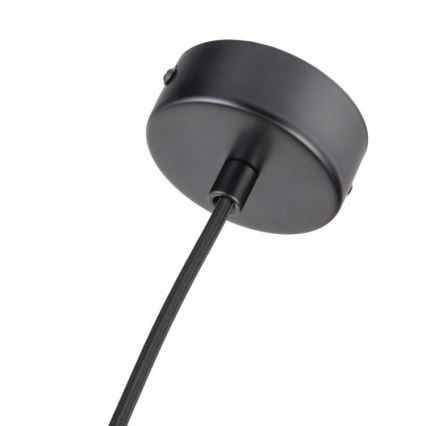 Pakaramā lampa uz troses 1xGU10/10W/230V Ø 11 cm masīvkoks/osis