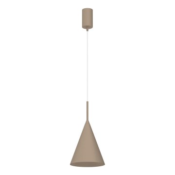 Pakaramā lampa uz troses CAPITAL 1xGX53/15W/230V Ø 17 cm taupe