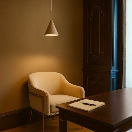 Pakaramā lampa uz troses CAPITAL 1xGX53/15W/230V Ø 17 cm taupe