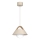 Pakaramā lampa uz troses FUNDA 1xE27/15W/230V bēša