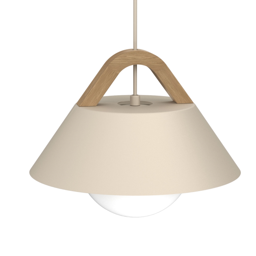 Pakaramā lampa uz troses FUNDA 1xE27/15W/230V bēša