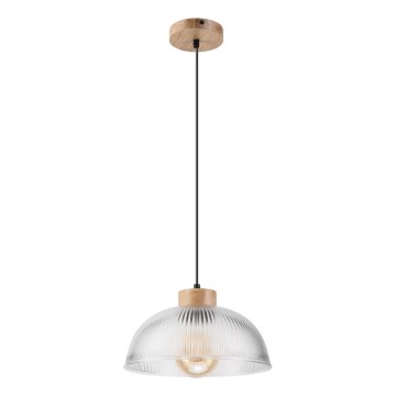Pakaramā lampa uz troses PIA 1xE27/60W/230V Ø 30 cm ozols