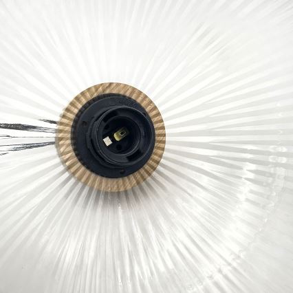 Pakaramā lampa uz troses PIA 1xE27/60W/230V Ø 30 cm ozols