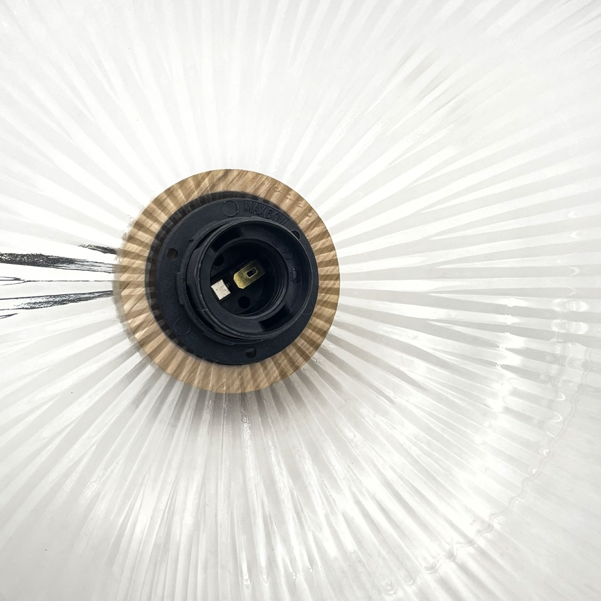 Pakaramā lampa uz troses PIA 1xE27/60W/230V Ø 30 cm ozols