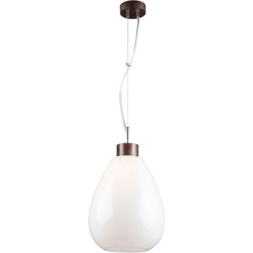 Pakaramā lampa uz troses PIRO 1xE27/60W/230V, no buka koka
