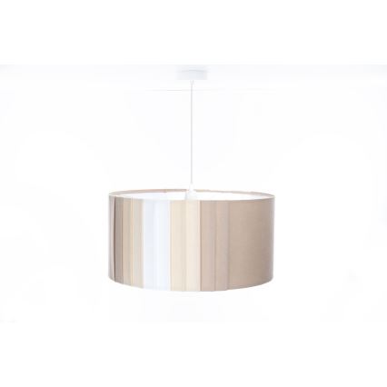 Pakaramā lampa uz troses STRIPES 1xE27/60W/230V diam. 60 cm bēša